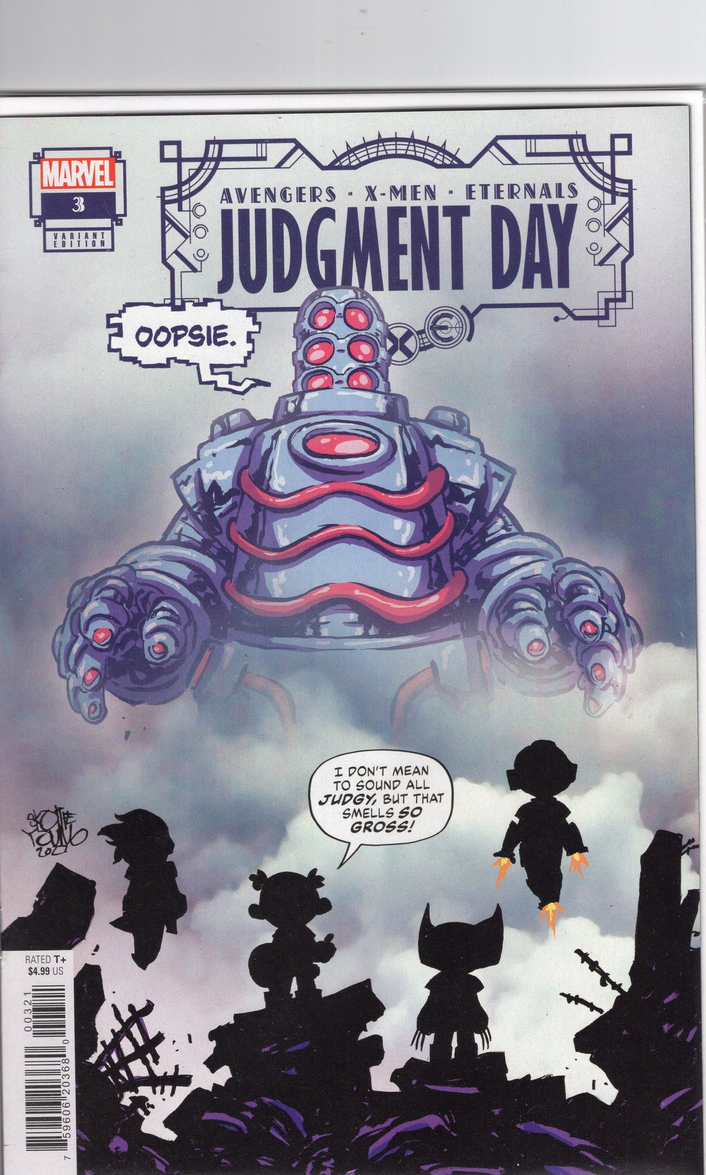 A.X.E.: Judgment Day- 3B- Skottie Young Variant