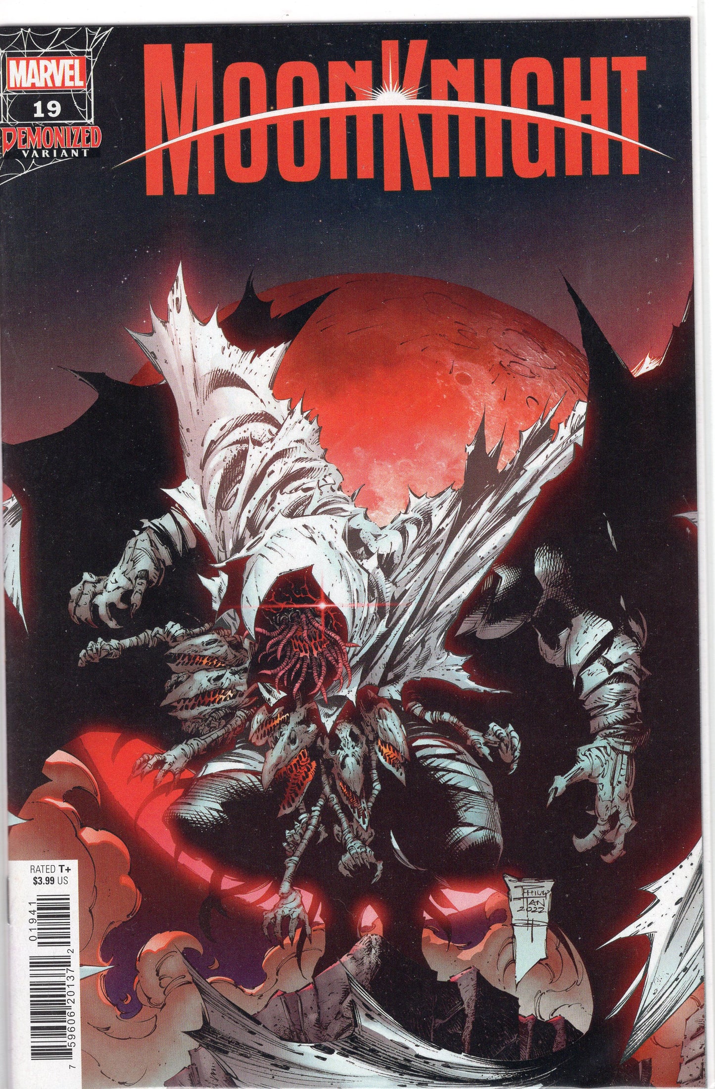 Moon Knight, Vol. 9- 19D- Philip Tan Demonized Variant