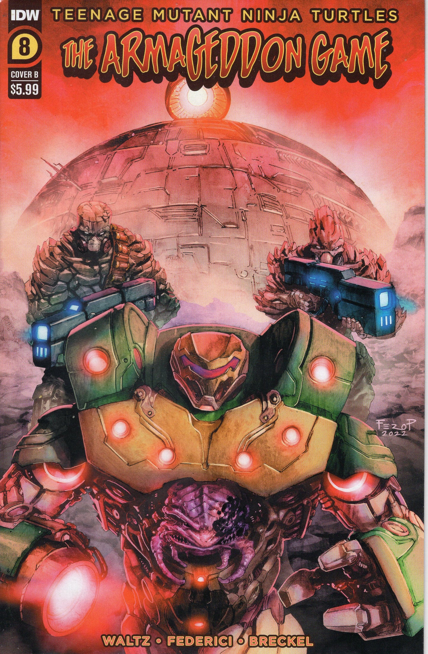 Teenage Mutant Ninja Turtles: The Armageddon Game- 8B- Fero Peniche Variant