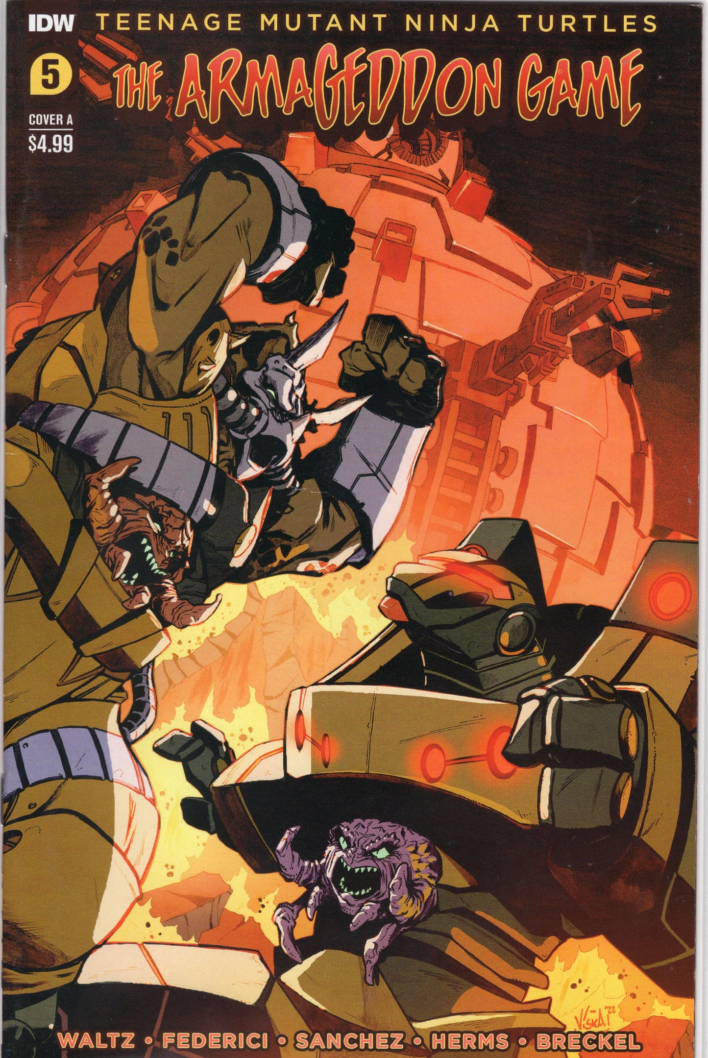 Teenage Mutant Ninja Turtles: The Armageddon Game- 5A- Vincenzo Federici & Matt Herms Regular