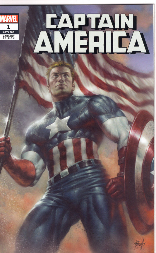 Captain America, Vol. 9- 1AA - Lucio Parrillo Retailer Exclusive Trade Dress Variant