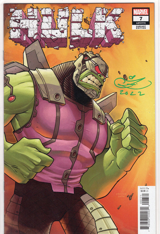 Hulk, Vol. 4- 7G- Chrissie Zullo Cover ***Signed***