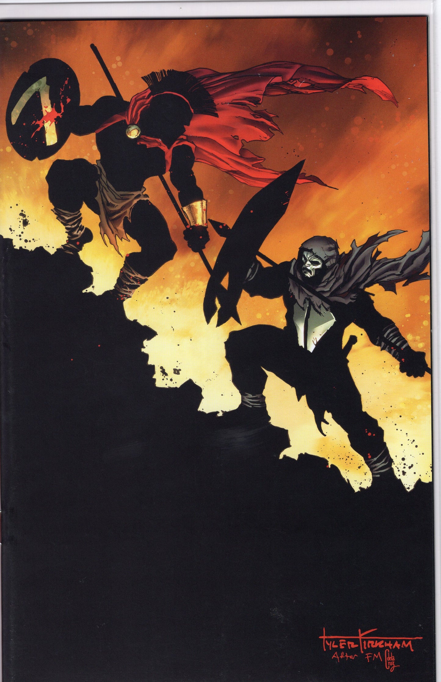 300 25th Anniversary Special- 1F- Tyler Kirkham Exclusive Virgin Variant