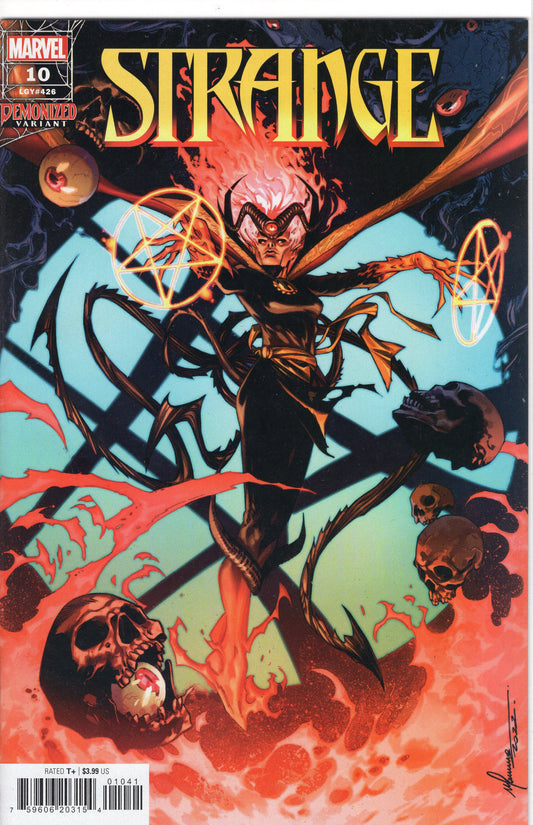 Strange, Vol. 3- 10D- Francesco Manna Demonized Cover