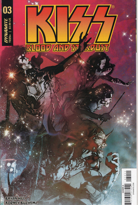 Kiss Blood Stardust- 3A- Stuart Sayger Cover