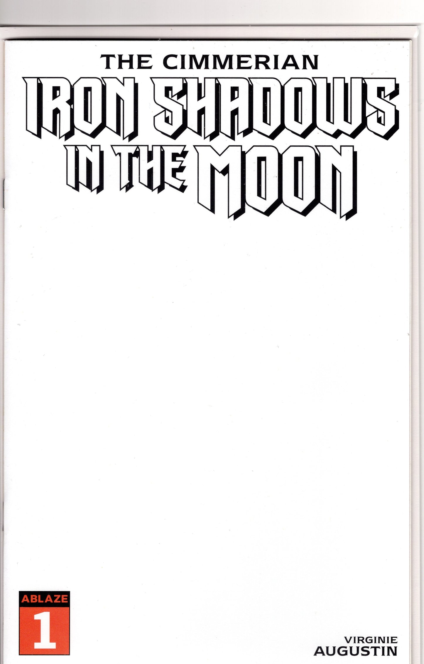 The Cimmerian: Iron Shadows in the Moon- 1E- Blank Cover Edition