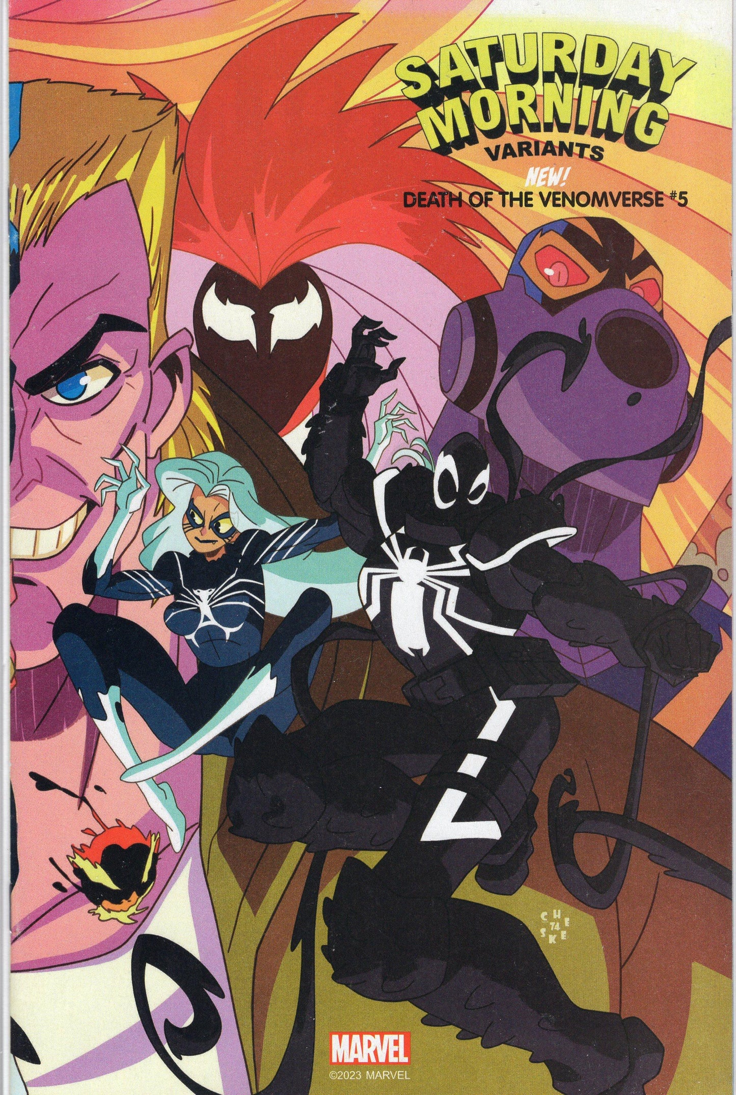 Death of the Venomverse- 5E- Sean Galloway Saturday Morning Variant