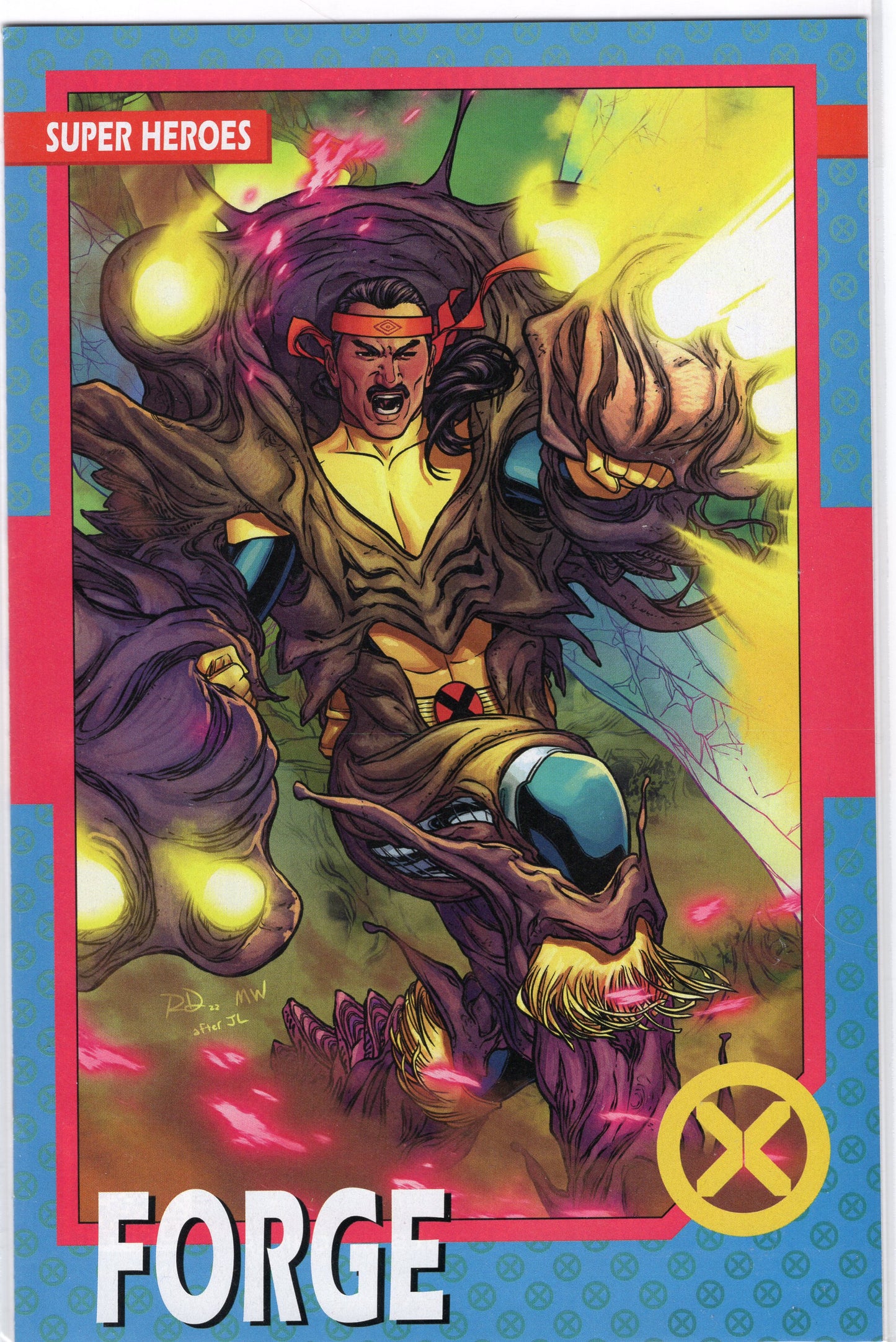 X-Men, Vol. 5-15C-Russell Dauterman Trading Card Cover