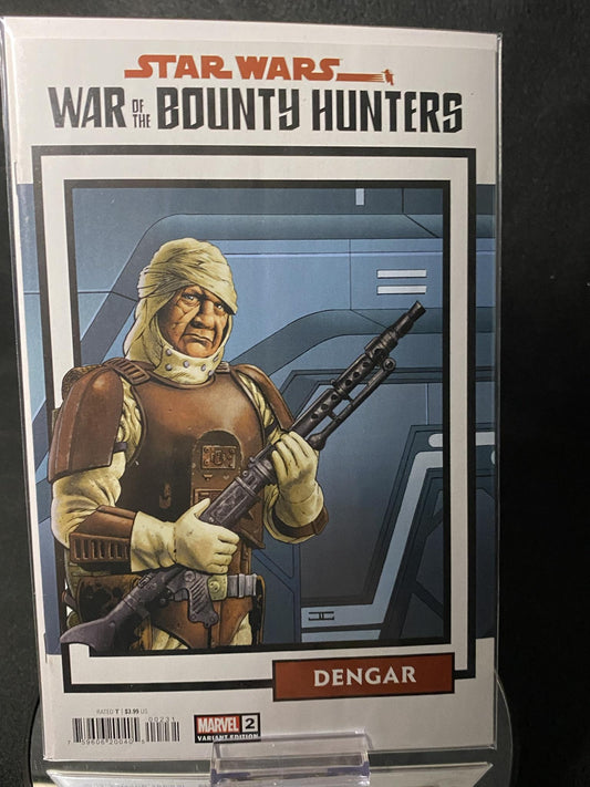 Star Wars: War of the Bounty Hunters-2C-Incentive John Cassaday Trading Card Variant Cover