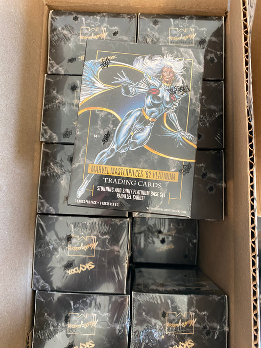 2024 Upper Deck Marvel Masterpieces '92 Platinum Blaster Box (Factory Sealed)
