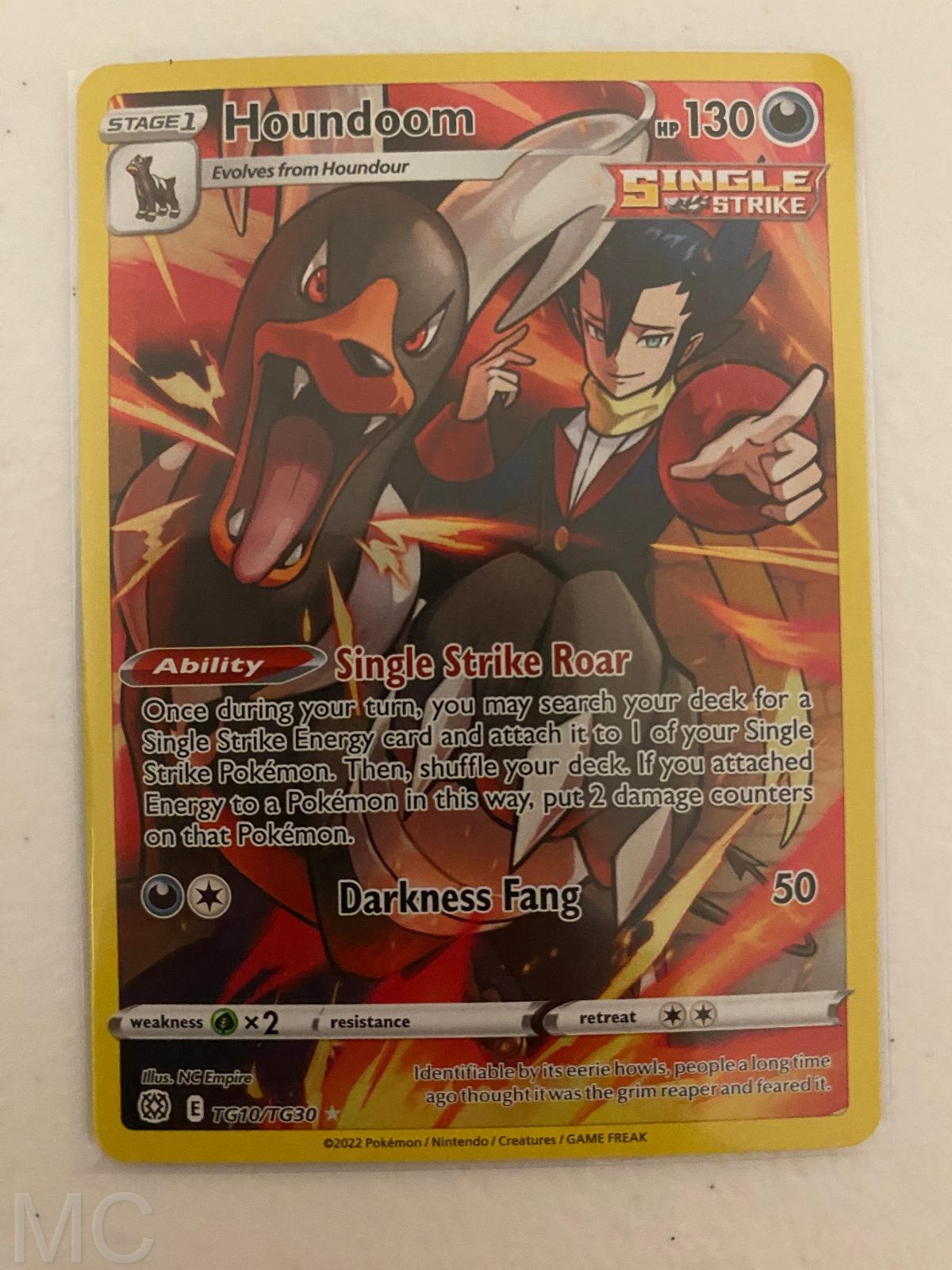 Houndoom TG10/TG30 Holo Brilliant Stars Trainer Gallery Pokemon NM