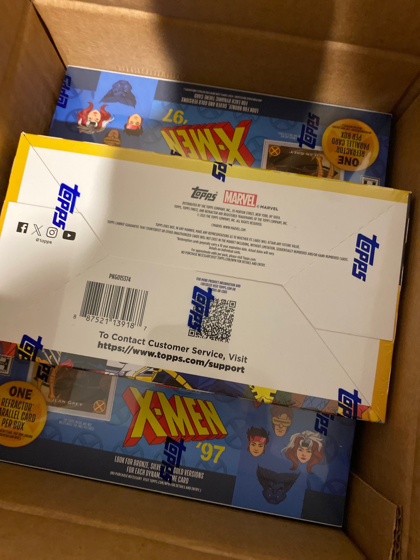 2025 Topps X-Men '97 Finest Hobby Box (Factory Sealed)