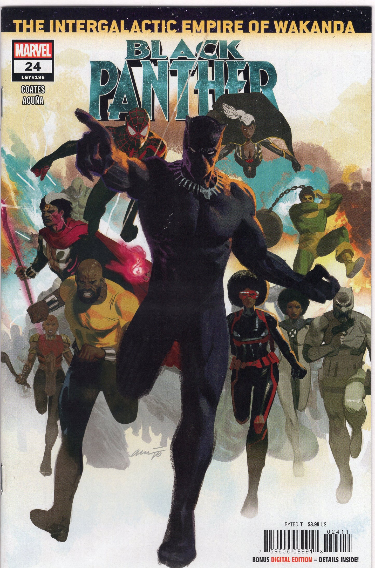 Black Panther, Vol. 7- 24A- Daniel Acuna Cover