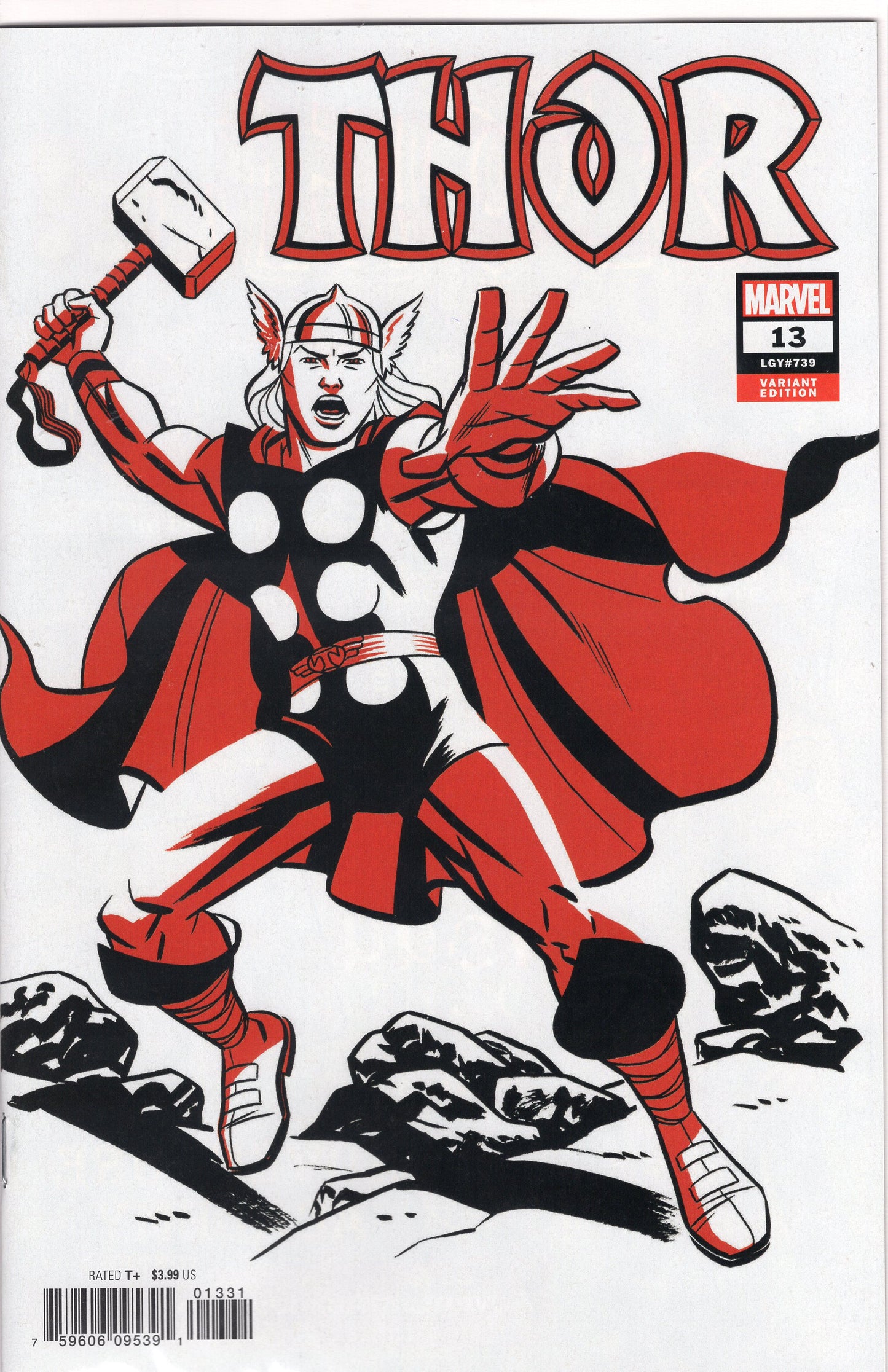 Thor, Vol. 6- 13C- Michael Cho Thor Two-Tone Cover