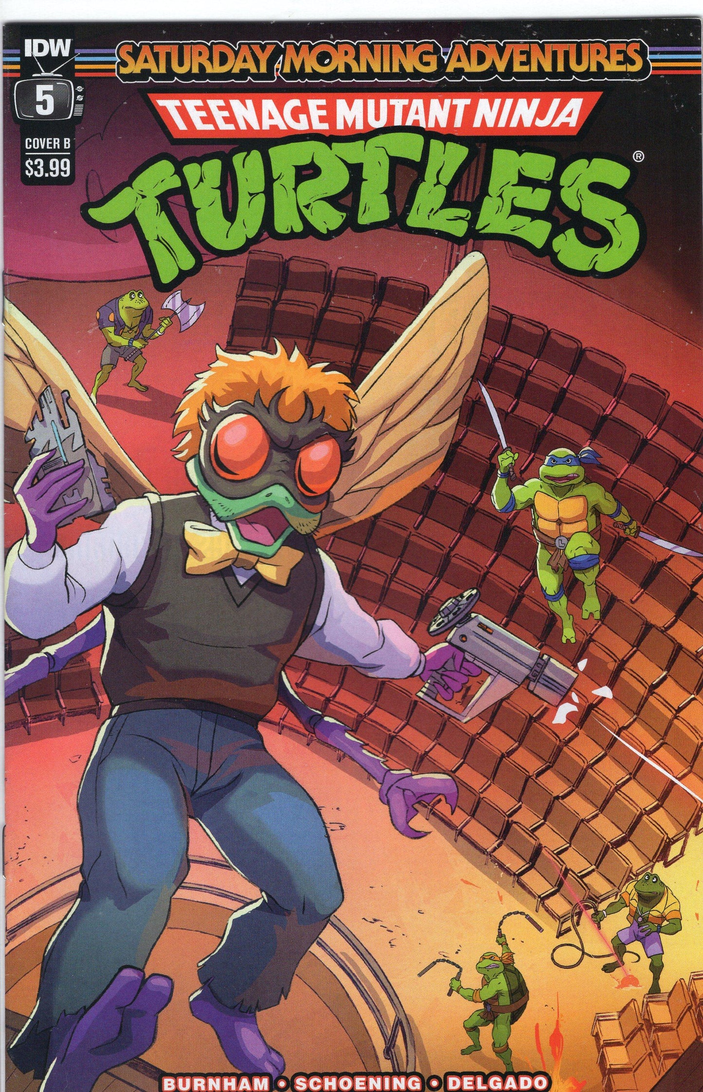 Teenage Mutant Ninja Turtles: Saturday Morning Adventures Continued- 5B- Dan Schoening Variant