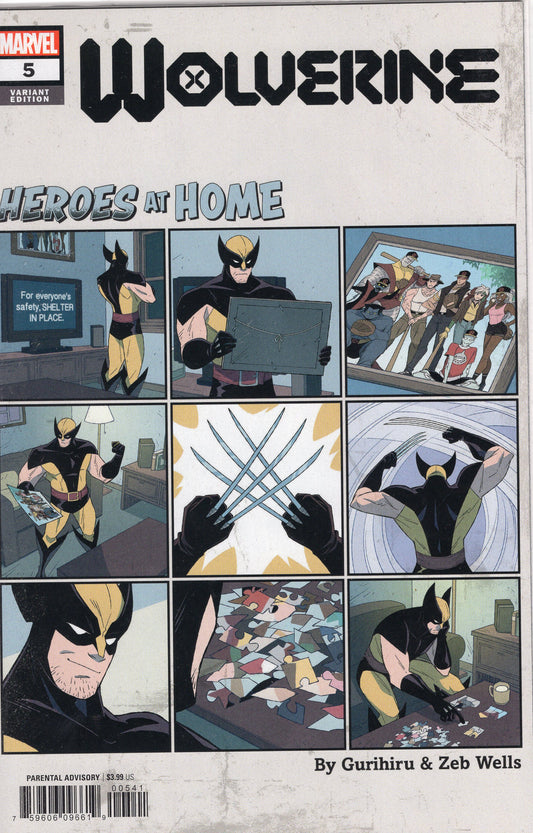 Wolverine, Vol. 7a- 5D- Gurihiru Heroes At Home Variant