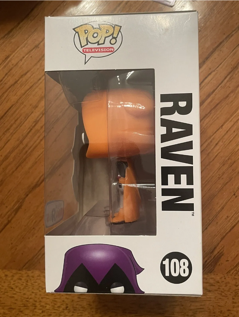 Toys R Us Exclusive Funko Pop DC Teen Titans Go Raven Orange  w/protector