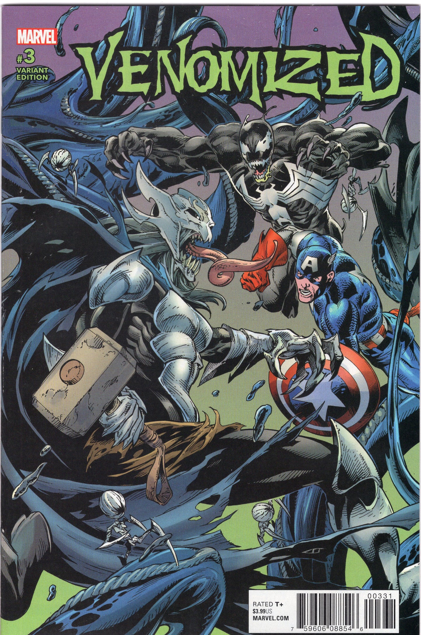 Venomized- 3C- Mark Bagley Connecting Cover