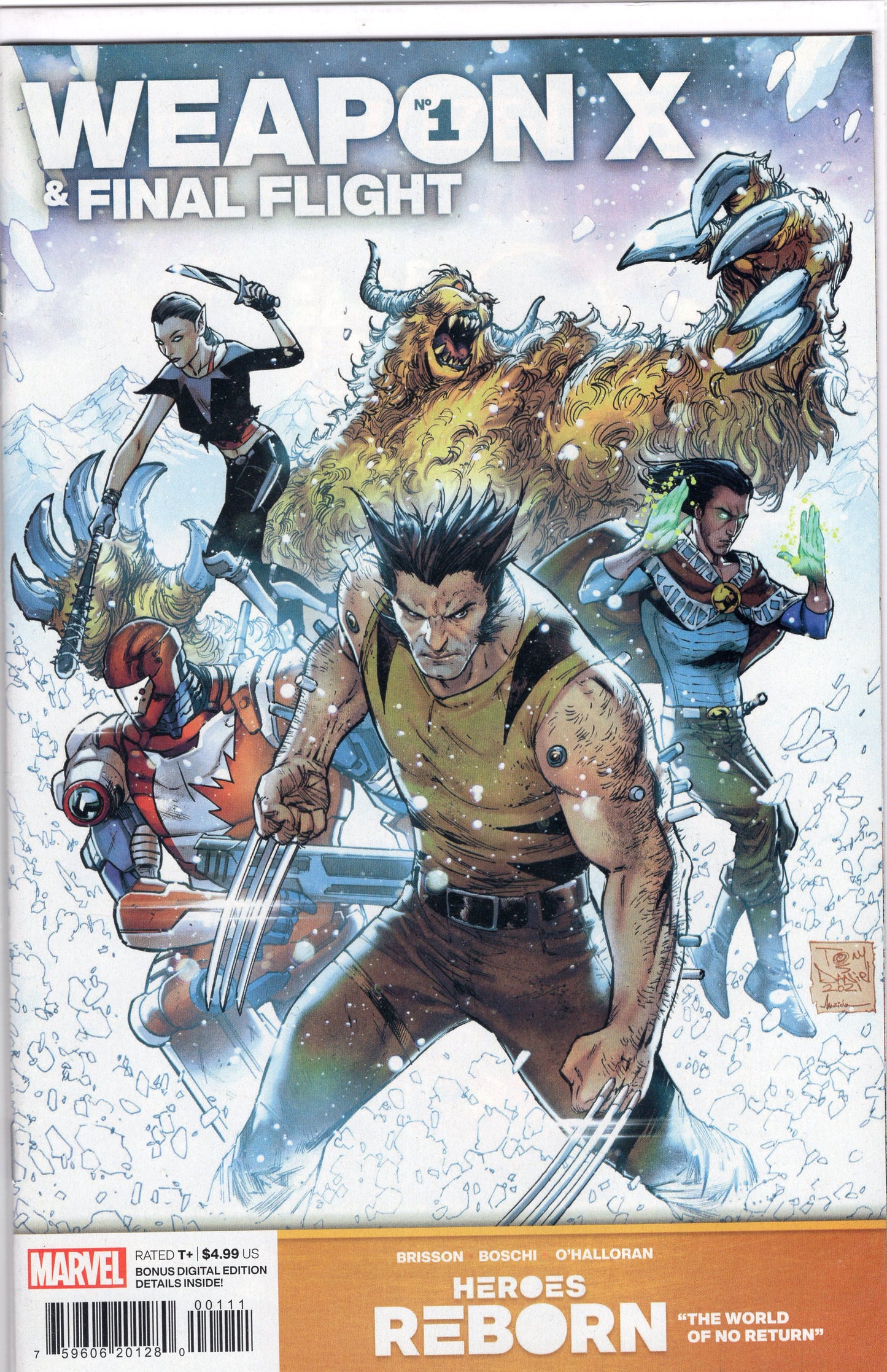 Heroes Reborn: Weapon X and Final Flight- 1A