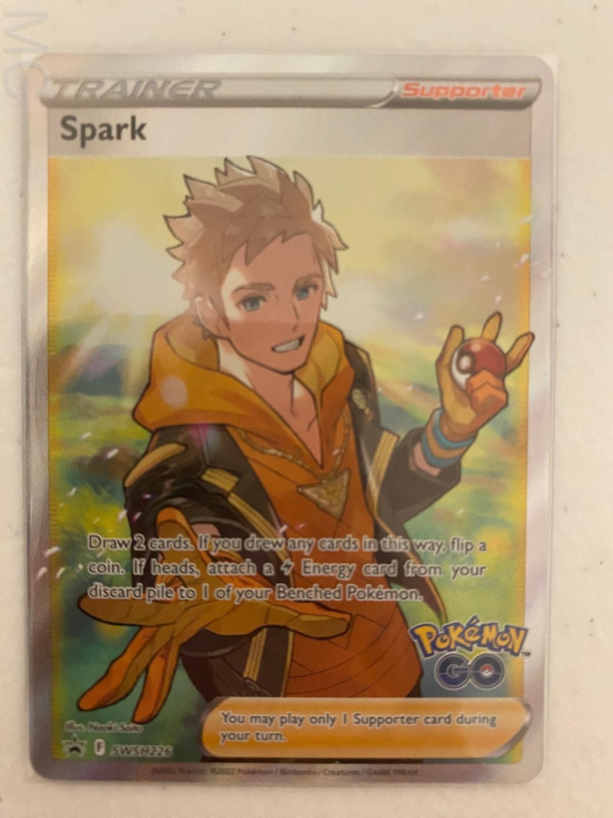 Spark SWSH226 Holo Promo Sword & Shield Promo Pokemon Near Mint