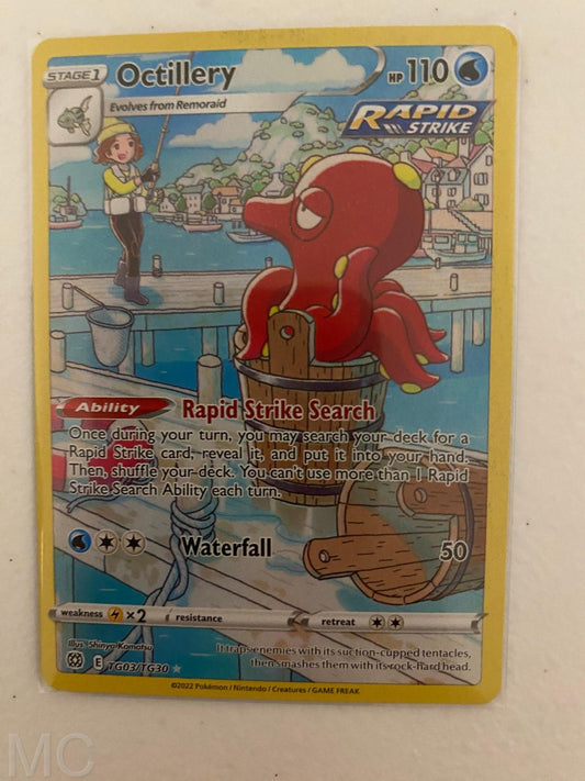 Octillery TG03/TG30 Holo Brilliant Stars Trainer Gallery Pokemon NM