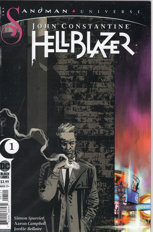 John Constantine: Hellblazer- 1B- Charlie Adlard Variant Cover