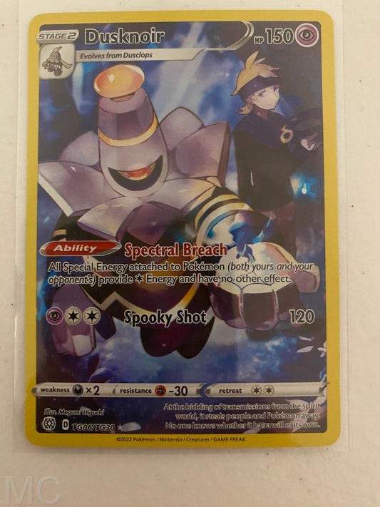 Dusknoir TG06/TG30 Holo Brilliant Stars Trainer Gallery Pokemon NM