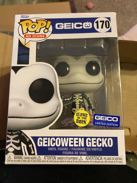 FUNKO POP! GEICOWEEN GECKO (GLOW)