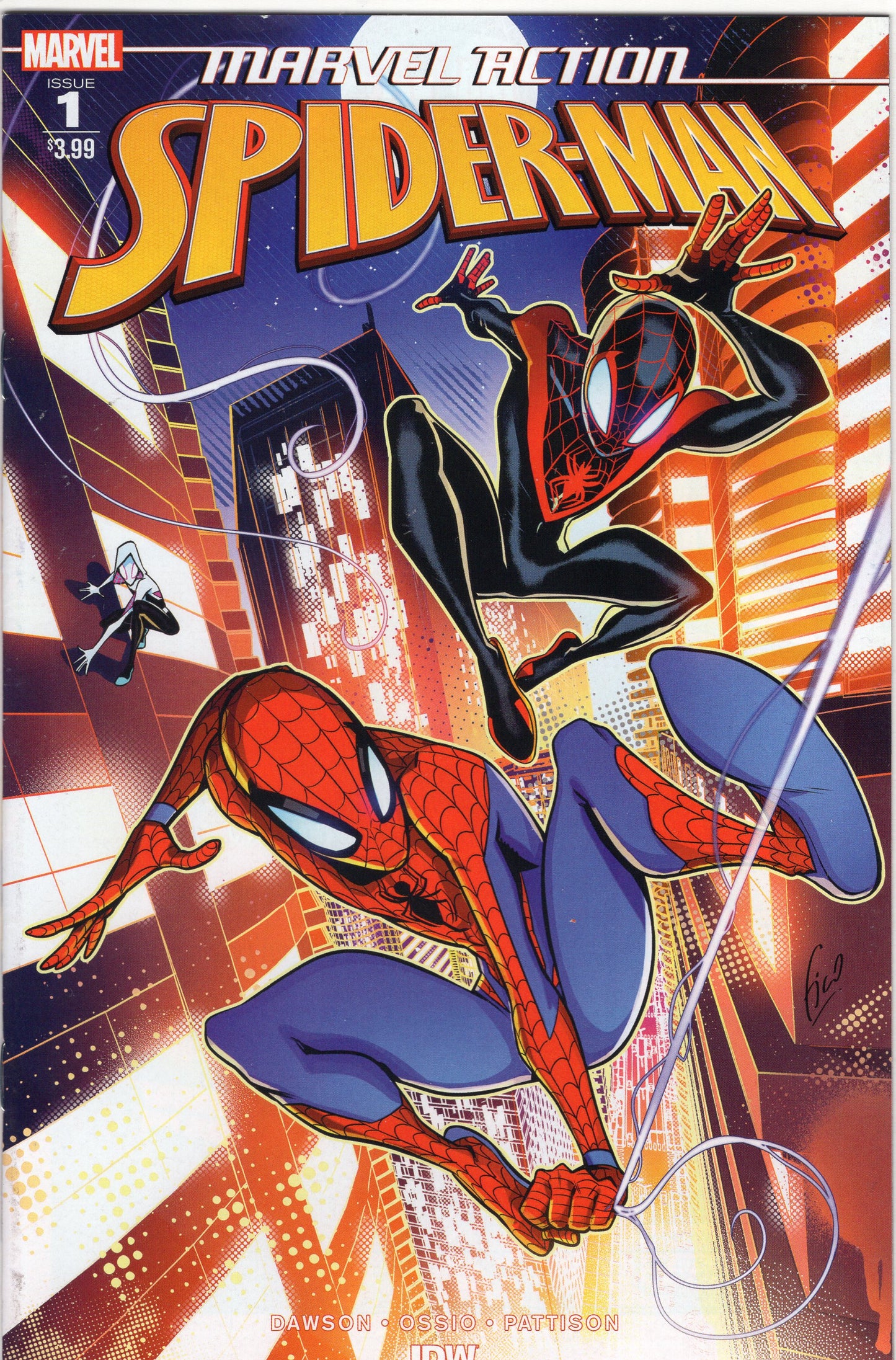 Marvel Action: Spider-Man- 1A- Regular Fico Ossio Cover