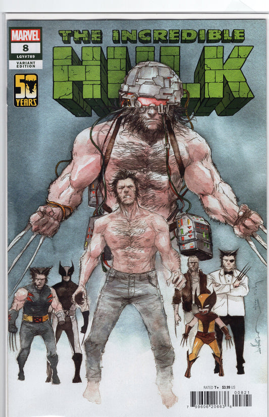 The Incredible Hulk, Vol. 4- 8B- Dustin Nguyen 50 Years of Wolverine Variant