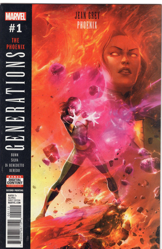 Generations: Phoenix & Jean Grey- 1F- 2nd Printing Francesco Mattina Variant Cover