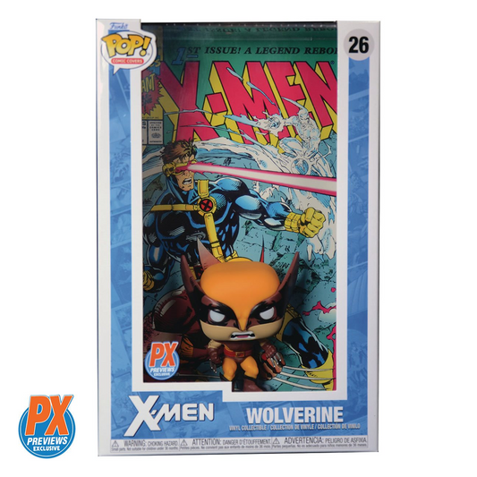 X-Men #1 (1991) Wolverine Pop! Comic Cover Vinyl Figure with Case - NEW 2023