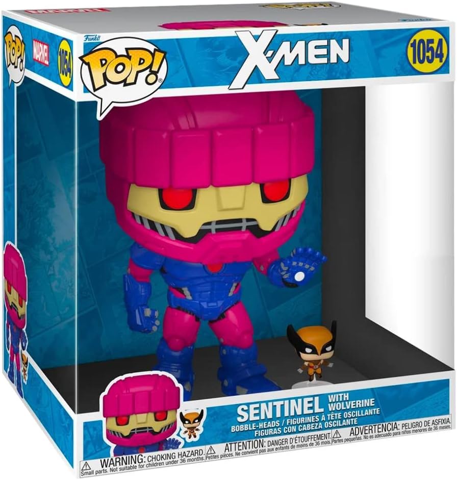 FUNKO POP! JUMBO SENTINEL WITH WOLVERINE