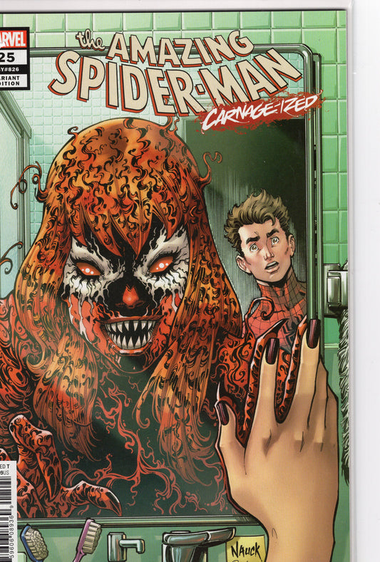 The Amazing Spider-Man, Vol. 5- 25l- Todd Nauck Carnage-Ized Cover
