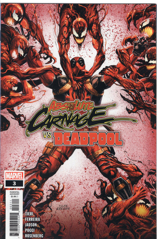 Absolute Carnage Vs Deadpool- 3A- Regular Tyler Kirkham Cover