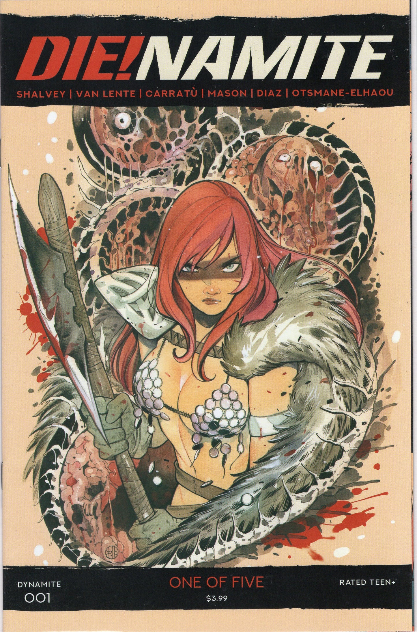 Die!Namite- 1D- Peach Momoko Red Sonja Cover