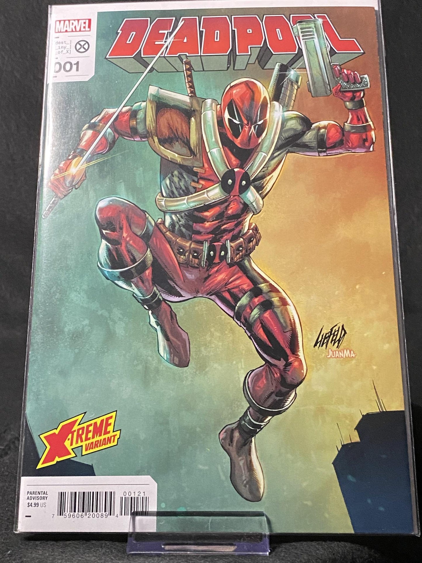 Deadpool, Vol. 8-1B-Rob Liefeld X-Treme Marvel Variant