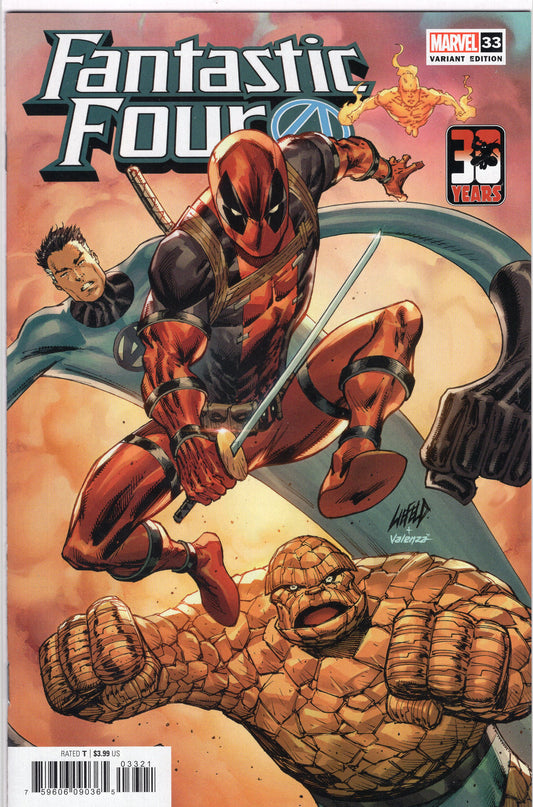 Fantastic Four, Vol. 6-Variant Rob Liefeld Deadpool 30th Anniversary Cover