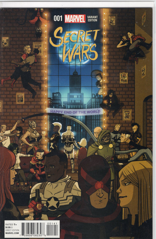 Secret Wars (2015)-Chip Zdarsky Party Variant Cover