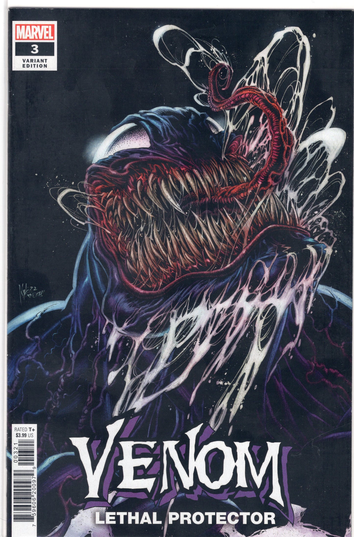 Venom: Lethal Protector, Vol. 2-3B-Kyle Hotz Cover