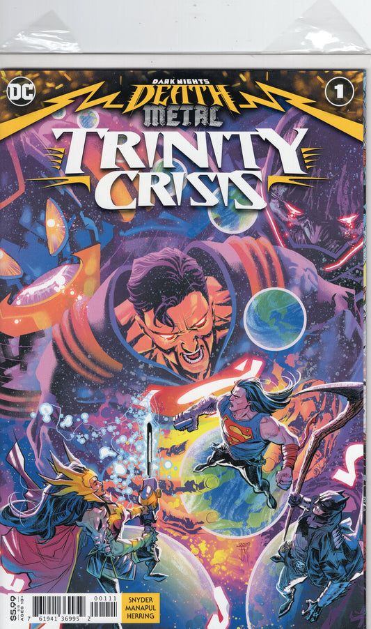 Dark Nights: Death Metal - Trinity Crisis-Regular Francis Manapul Card Stock Cover