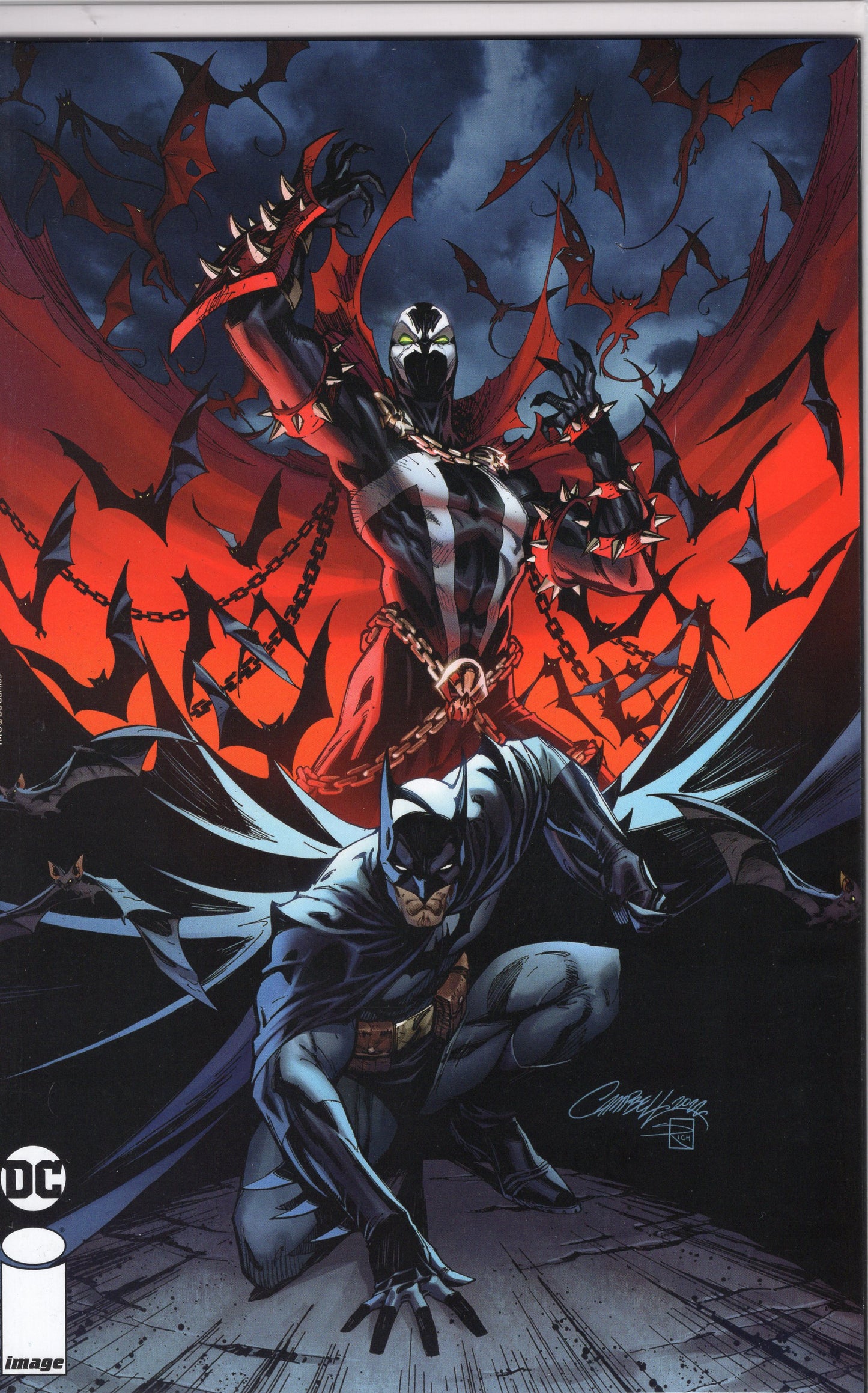 Batman / Spawn -1F- J. Scott Campbell Variant