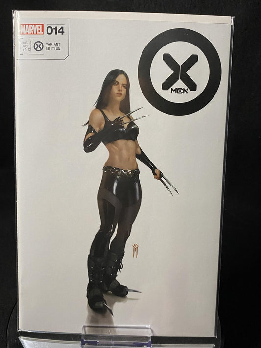 X-Men, Vol. 5-14D-Comics Illuminati - Unknown Comics / Street Level Heroes / Comic Traders & The 616 Comics Exclusive Miguel Mercado Trade Dress Variant