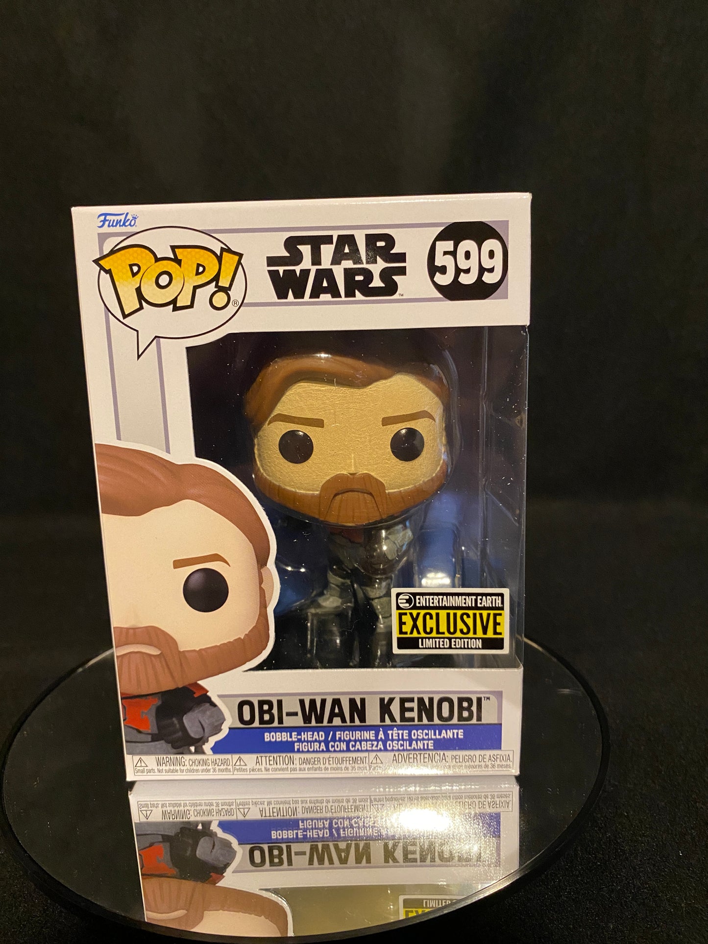 Funko Pop! Star Wars: The Clone Wars - Obi-Wan Kenobi in Mandalorian Armor #599 - Entertainment Earth Exclusive!