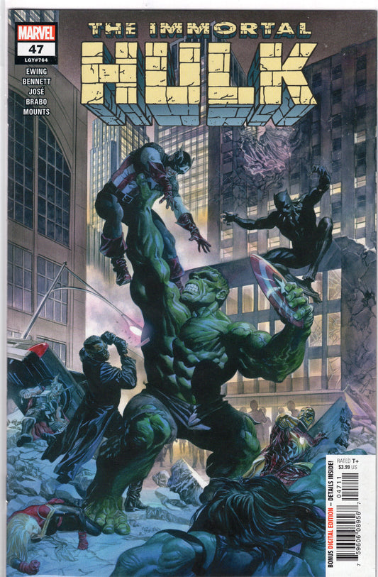 The Immortal Hulk-Regular Alex Ross Cover