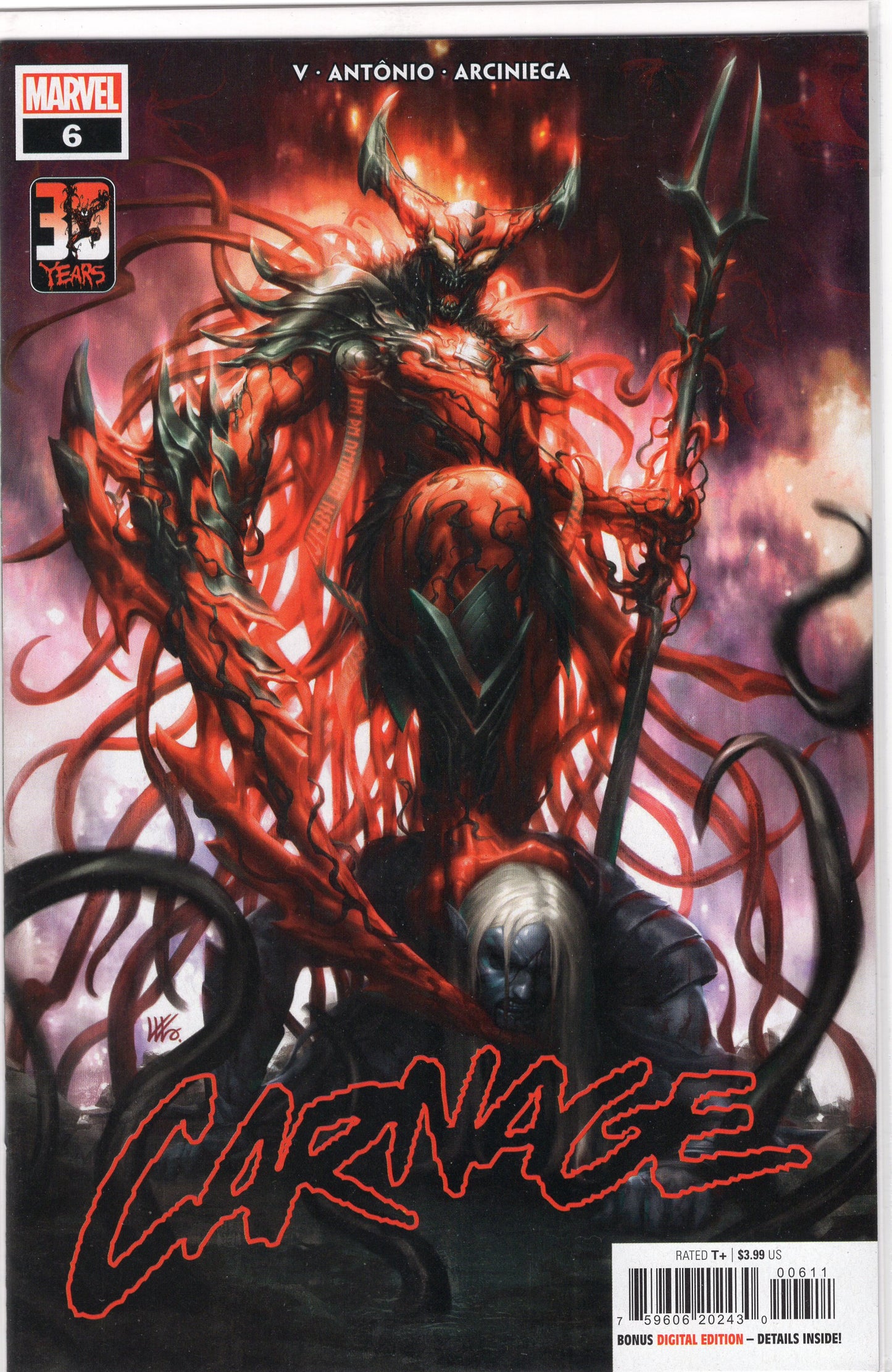 Carnage, Vol. 3-6A-Regular Kendrick 'Kunkka' Lim Cover