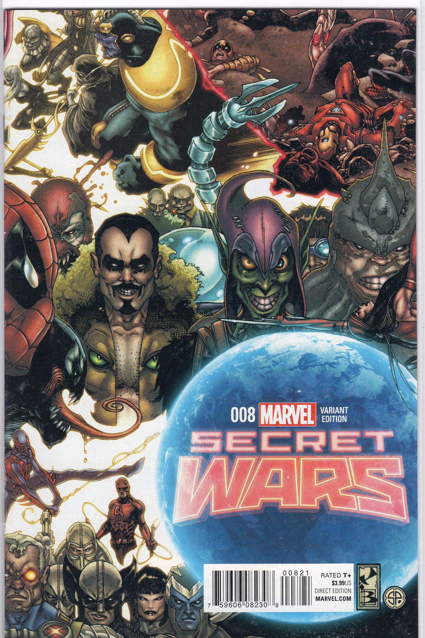 Secret Wars (2015)-Simone Bianchi Connecting Incentive Variant Cover