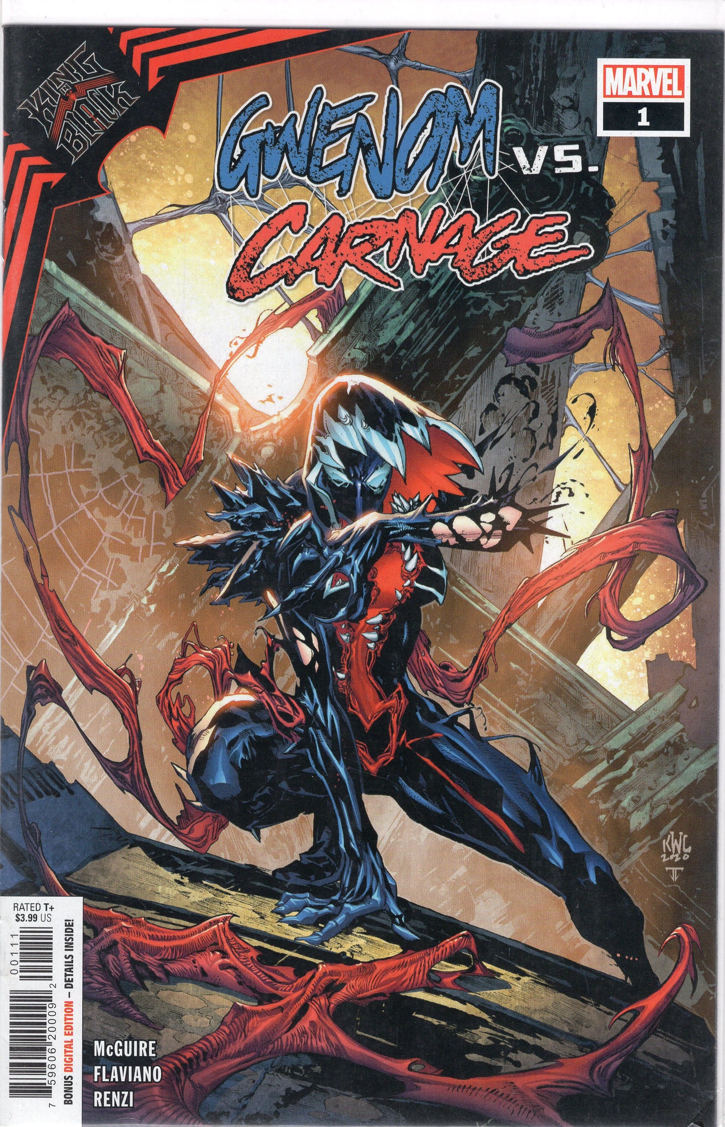 King in Black: Gwenom Vs Carnage-1A-Regular Ken Lashley Cover