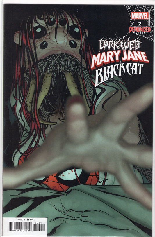 Mary Jane & Black Cat- 2D- Adam Hughes Demonized Cover