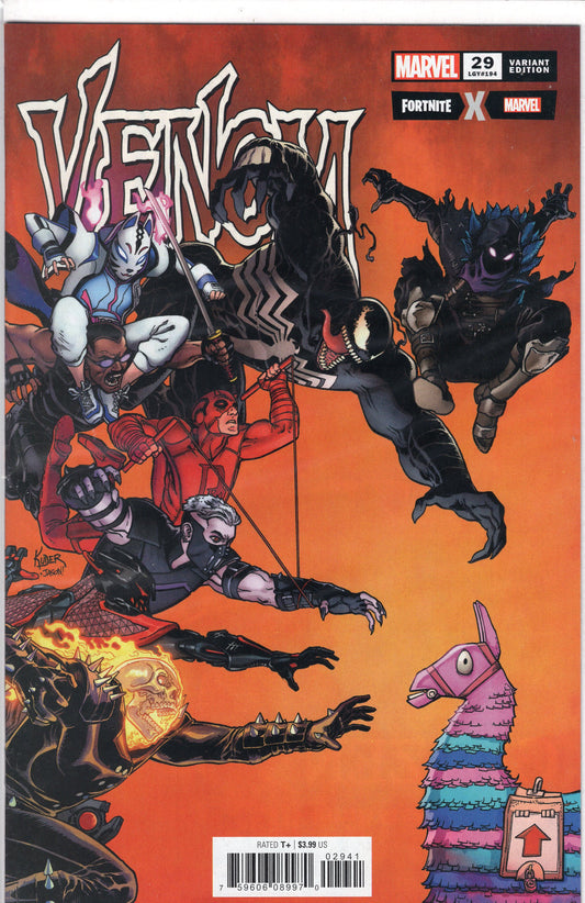 Venom, Vol. 4-Variant Aaron Kuder Fortnite Cover